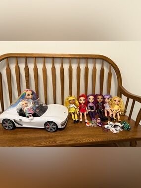 Rainbow High Doll & Color Change Car Mega Lot
